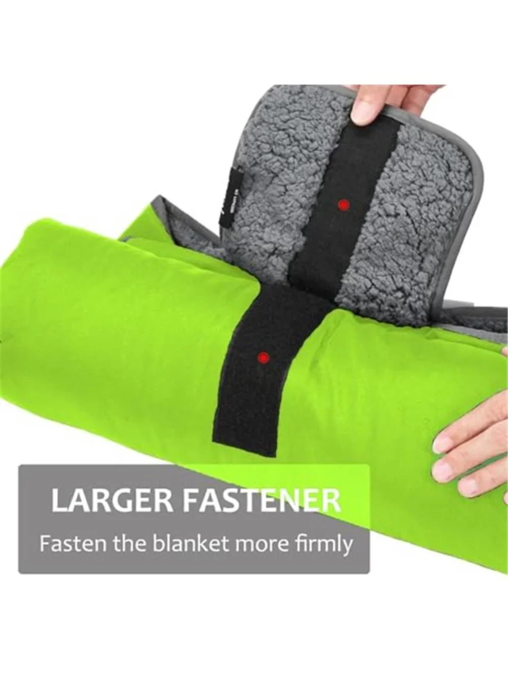 Waterproof Stadium Blanket Sherpa Fleece Camping Picnic Outdoor Travel Blanket